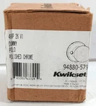 1 New Kwikset 94880-579 Polished Chrome Polo Dummy Doorknob Nib ***make Offer***. Fixed Price $7.49.