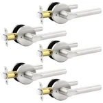 Knobelite Privacy Door Handles Interior Keyless Lever,left & Right Use. Fixed Price $93.05.