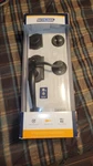 Schlage Front Entry Handleset W Deadbolt Brushed Bronze Keyed One Sided. Fixed Price $89.99.