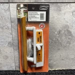Prime-line 3-15/16" White Diecast Door Handle W/wood 1194 New Sealed. Fixed Price $11.00.