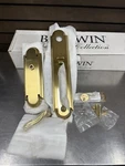 Baldwin 6544-060-RFD Hamilton Right Full Dummy Lever Set Satin Brass & Brown. Fixed Price $149.99.