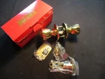 Nu-set Nuset Keyed Alike Entry Door Knob Brass Tubular Lockset New. Fixed Price $13.79.
