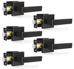 Razcc Door Levers, Oil PRIVACY-5 Pack, Rubbed Bronze. Fixed Price $103.07.