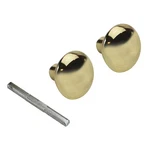 2-1/4 In. Solid Brass Door Knob (2 Per Pack). Fixed Price $21.54.
