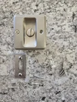 Privacy Pocket Door Lock Hardware With Pull. Fixed Price $22.00.