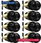 Probrico Black Door Knobs, Privacy For Bathroom Bedroom, Interior. Fixed Price $54.69.