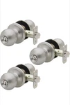 Copper Creek BK2040SS-3 Ball Door Knob Keyed Entry Function Pack Satin S.... Fixed Price $30.00.