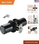 Stylish Keypad Lock Door Knob - Waterproof, Easy Installation, Home & Office. Fixed Price $69.63.