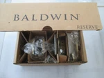 Baldwin Reserve ENFEDTSR003 Entry Federal Lever And Traditional Square Rose Li... Fixed Price $86.29.