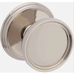 New Baldwin K012.MR Pair Of Door Knobs - Polished Nickel Trim Included. Fixed Price $165.00.