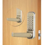 Codelocks CL410-SS Mechanical Lockset, Stainless Steel, Lever. Fixed Price $236.99.