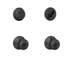 Schlage Plymouth Matte Black Keyed Entry Door Knob Combo Pack FB50N 622. Fixed Price $25.99.