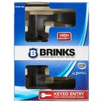 Brinks Keyed Entry Wave Style Door Lever, Tuscan Bronze Finish. Fixed Price $32.94.