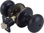 753038 Cambridge Universal Latch Privacy Door Knob, Adjustable Backset, Oil Rubb. Fixed Price $41.97.
