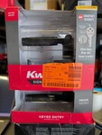 Kwikset Prava Matte Black Keyed Entry Door Handle Featuring Smartkey Security. Fixed Price $62.00.