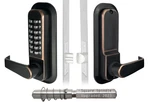 Door Lock Mechanical Keyless Combination Lever Handle Oil Rubbed Bronze Jounjip. Fixed Price $179.99.