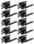 Privacy Door Lever 10 Pack Square Matte Black Keyless Interior DL38303BK Tinewa. Fixed Price $154.99.