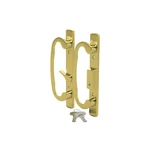Brixwell 13-245BPK Patio Door Handle Keyed Offset Latch Brass Plated Finish. Fixed Price $124.34.