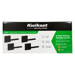 Kwikset Casey 4-PACK Interior Hall Closet Passage Door Handle Lever Matte Black. Fixed Price $49.99.