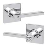 Door Handle Interior Privacy Lock Lever Polished Chrome Reversible Kwikset Casey. Fixed Price $35.99.