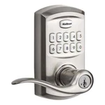 Kwikset Tustin Smartkey Single Cylinder Keypad Entry Door Lever Satin Nickel. Fixed Price $92.99.
