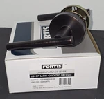 Fortis US12P Satin Oxidized Bronze Door Handle Umbra Passage Lever OD0029TG Knob. Fixed Price $19.99.