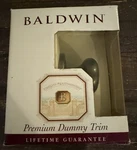 New Box Baldwin Classic Half Dummy Knob Distress Antique Nickel Finish. Fixed Price $54.99.