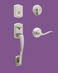 Kwikset Signature Series Satin Nickel Smartkey Front Door Lock Nwb. Fixed Price $45.00.