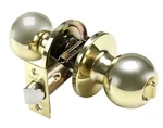 Toledo Polish Brass Privacy Bed/bath Door Knob Set Lote X 2. Fixed Price $35.60.