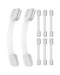 Vevor Child Safety Strap Locks 8 Pcs 3M Adhesive Cabinet Drawer Door Cupboard. Fixed Price $14.99.