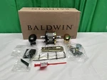 Baldwin PV.ELL.TRR.003 Ellipse Privacy Door Knob With Round Rose Brass & Bronze. Fixed Price $63.99.