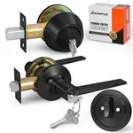Keyed Alike(same Keys) Front/exterior Door Lever Knob With Single Cylinder De.... Fixed Price $34.44.