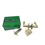 Callan Bennett Passage Door Lever Set US3 Polished Brass Reversible Lock Hardwar. Fixed Price $23.99.