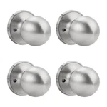 Knobonly 4-PACK Non-turning Indoor Knobs Satin Nickel Closet Handles. Fixed Price $50.73.
