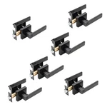 6 Pack Matte Black Door Handles, Turn Lock Privacy Interior Doo.... Fixed Price $86.45.