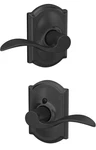 Schlage F10 622 Accent Door Lever With Camelot Trim. Fixed Price $40.00.