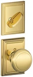 Schlage F59-AND-ADD Andover Single Cylinder Interior Pack. Fixed Price $95.93.