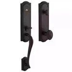 Baldwin Bethpage Handleset Knob Distressed Rubbed Bronze 85337.402.ENTR. Fixed Price $399.99.