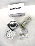 Kwikset Square Passage Hall/closet Pocket Door Lock Satin Chrome 334-SQT-26D. Fixed Price $22.40.