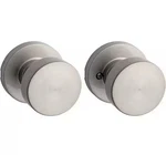 Kwikset Pismo Round Satin Nickel Hall/closet Door Knob W/ Microban Tech. Fixed Price $15.00.