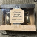 Pegasus Premium Passage Hall Closet Forged Brass Door Handles. Fixed Price $30.00.