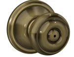 Schlage F40 Georgian Door Knob, Bed & Bath Privacy Lock. Fixed Price $18.99.