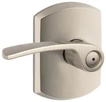 Schlage F40-MER-GRW Merano Privacy Door Lever Set Nickel. Fixed Price $57.60.