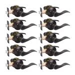 Knobwell Oil Rubbed Bronze Door Lever 10 Pack Model 12061 Wave Style. Fixed Price $179.99.