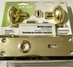 Defender Security Entry Mortise Lockset # E-2293 Bright Brass Key 02. Fixed Price $21.99.