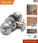 Colonial Privacy Door Knob Ansi GRADE-3, Easy Install Satin Stainless Finish. Fixed Price $20.99.