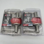 2-KWIKSET Satin Nickel Balboa Entry Door Lever W/smartkey 405BL 15 Smt Cp K6 V2. Fixed Price $65.00.