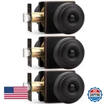 Probrico Square Privacy Door Knobs Oil Rubbed Bronze Bedroom Bath. Fixed Price $63.78.