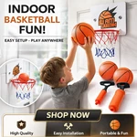 Indoor Mini Basketball Hoop Wall Suction Kids Toy Set 2 Balls Sports Game. Fixed Price $13.95.