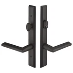 Emtek 1451US19LH Sandcast Bronze Narrow Trim Lever Set - Flat Black Lariat. Fixed Price $265.99.